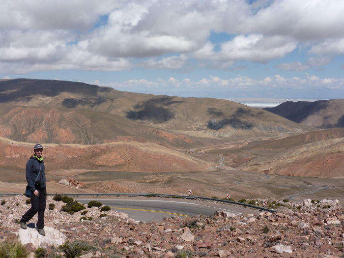 Ich auf 4170m Höhe in den argentinischen Anden